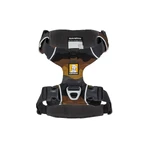 RUFFWEAR Front Rage Moonlight Mountains, harnais double (poitrine et dos) pour chien de dressage, réglable, réfléchissant, marron et gris, S(56-69cm)