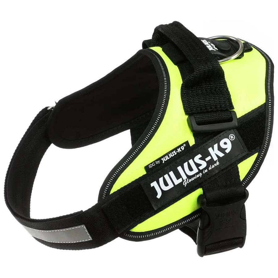 JULIUS-K9 IDC Power, dog harness, 3XL, 70-90kg, neon