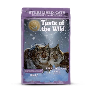 TASTE OF THE WILD Sterilized, Chicken, sachet grain-free wet food for sterilized cats, (pate), 85g