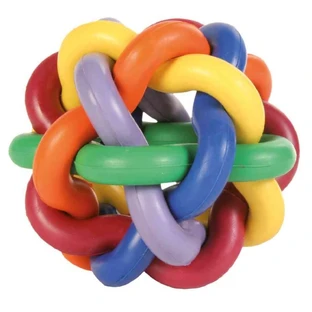 TRIXIE, palla giocattolo per cani, in gomma, 10 cm, multicolore