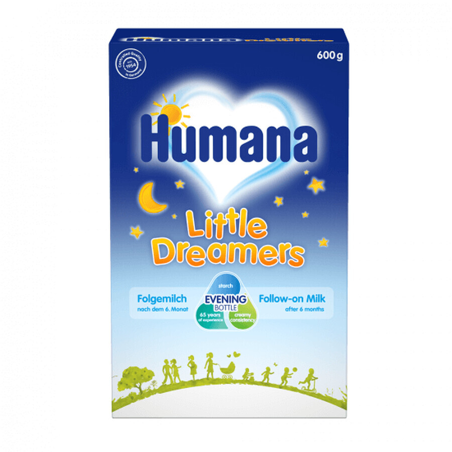 Follow-on milk formula Little Dreamers, from 6 months, 600 g, Humana