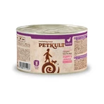 PETKULT Grain Free Mini Junior, Anatra, cibo umido grain free in scatola per cani junior, 185g