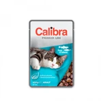 CALIBRA Premium Line, Forel en Zalm, zakje natvoer voor katten, (op eigen sap), 100g