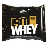 Iso Whey Gold chocolate flavored hydrolyzed concentrated isolate, 30 g, Pro Nutrition