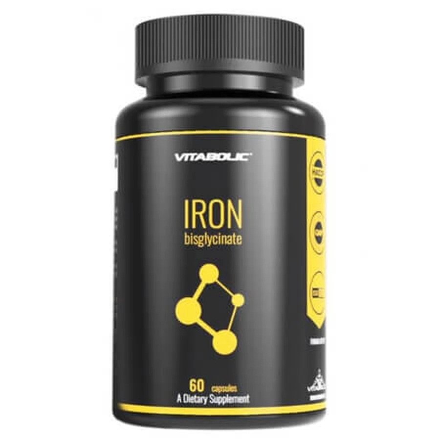 Eisen Bisglycinat, 60 Kapseln, Vitabolic