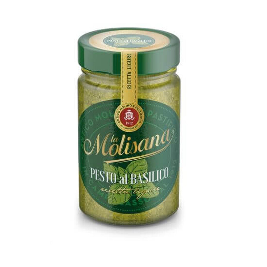 Salsa pesto con albahaca, 190 g, La Molisana