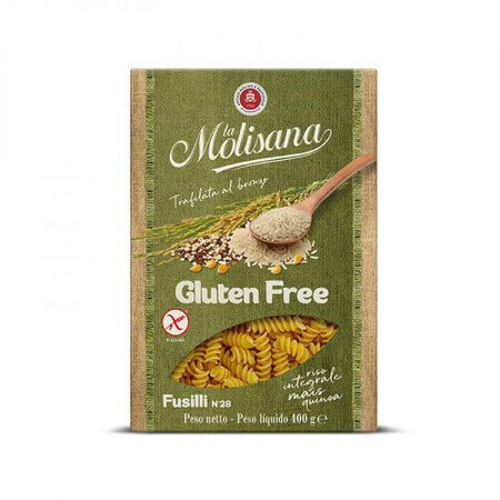 Glutenvrije pasta Fusilli № 28, 400 g, La Molisana