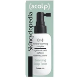 Tónico para el cuero cabelludo con ácido hialurónico y cafeína Tónico equilibrante para el cuero cabelludo, 100 ml, Skincyclopedia