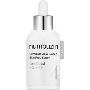 Ser exfoliant delicat si hidratant cu ceramide si AHA No.4, 30 ml, Numbuzin