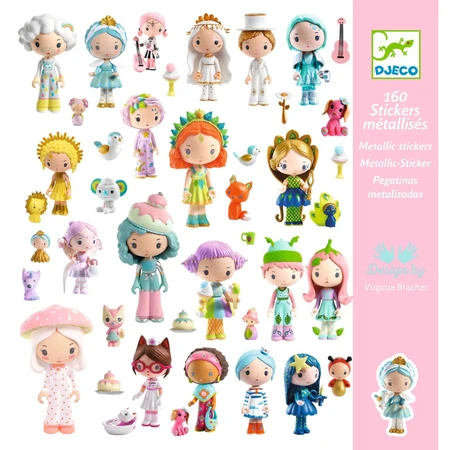 Metalen stickers, Djeco