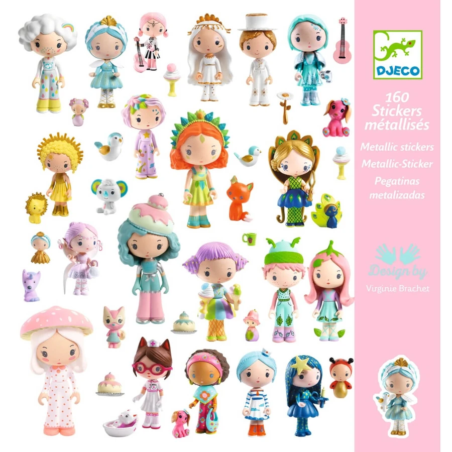 Metalen stickers, Djeco