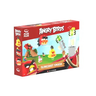Zestaw konstrukcyjny Plus-Plus, 300 elementów, Angry Birds z procą