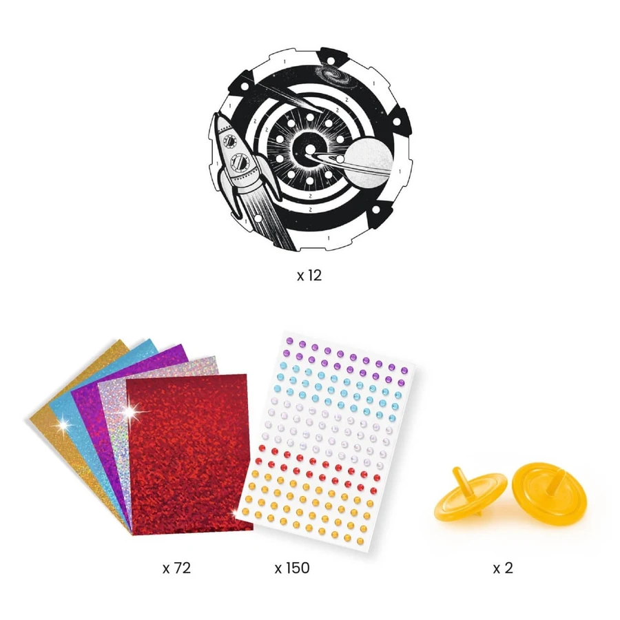 Creatief spel DIY Kosmos poppen, Djeco