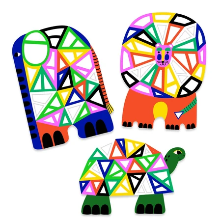 Set mosaico creativo Animali, Djeco