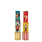 Telescopic metal kaleidoscope, Red Circus, Svoora