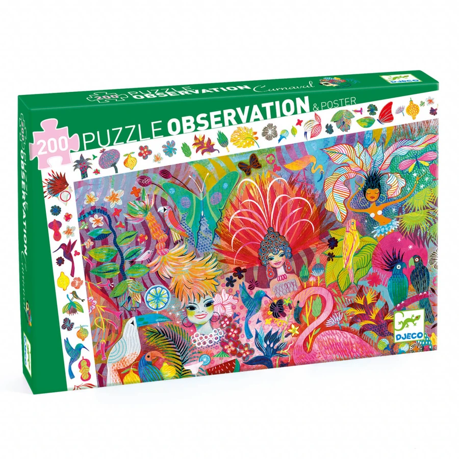 Puzzle observatie Djeco Carnavalul de la Rio