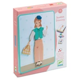 Gioco educativo con magnete per vestire i personaggi, Djeco