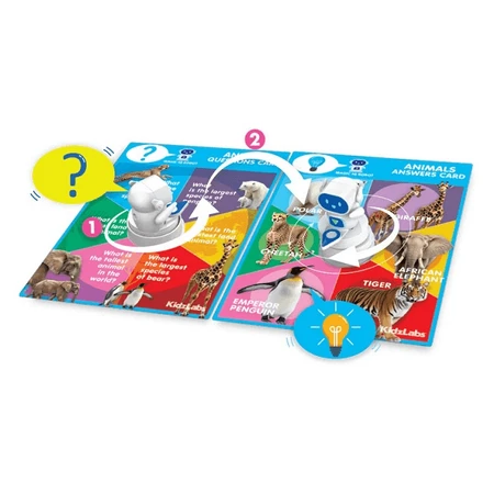 Interaktives Englisch interaktives Lernspielzeug Roboter Magic IQ Roboter Magic IQ KidzLabs