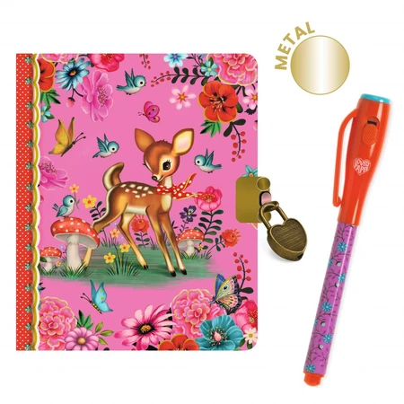 Le petit journal secret de Fiona avec stylo magique, Djeco