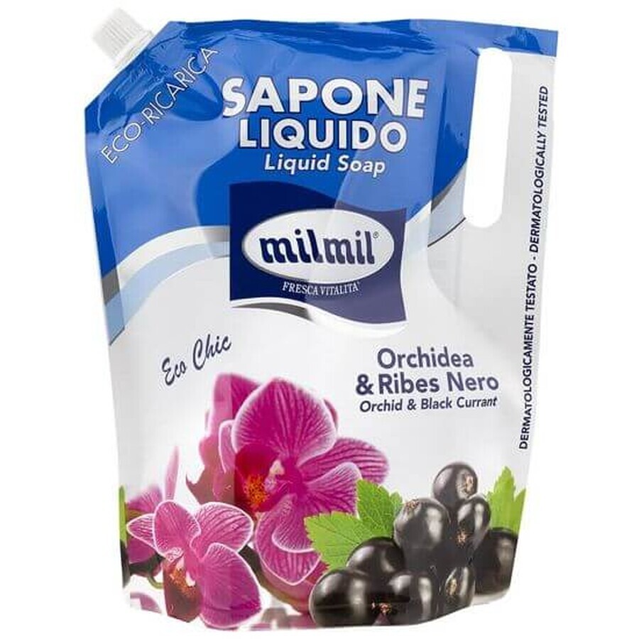 Jabón Líquido Orquídea y Cochinilla, 900 ml, Milmil