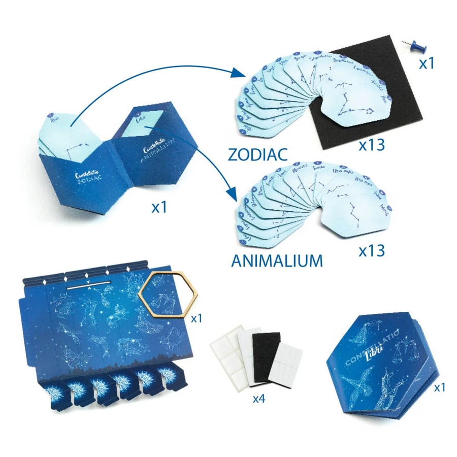 Creative game DIY Constellations, Djeco