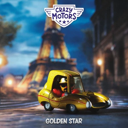 Samochód Golden Star, kolekcja Crazy Motors, Djeco: ceny i cechy