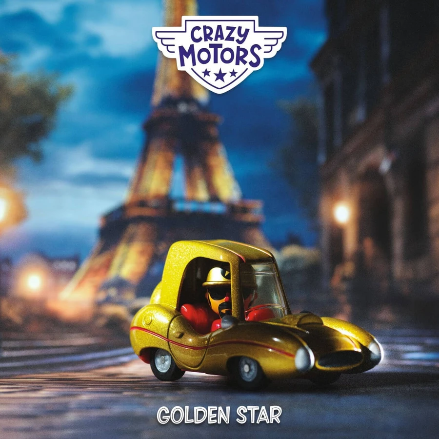 Samochód Golden Star, kolekcja Crazy Motors, Djeco: ceny i cechy