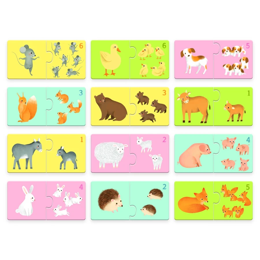Puzzle di coppia madre-bambino, Djeco