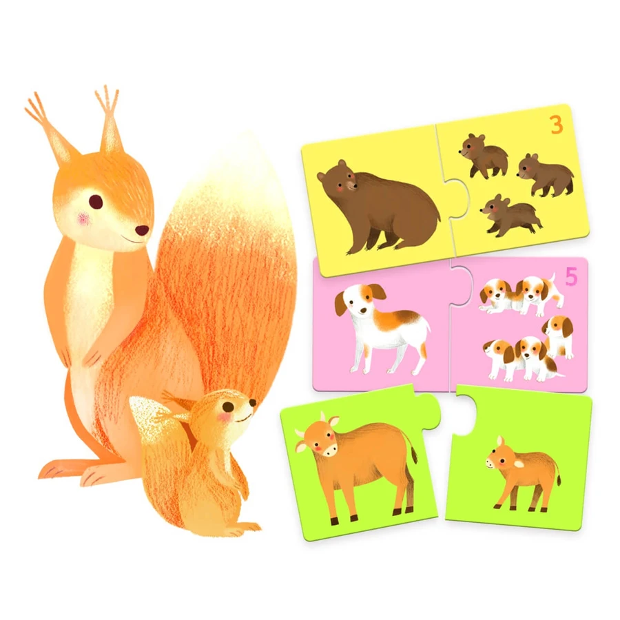 Puzzle di coppia madre-bambino, Djeco