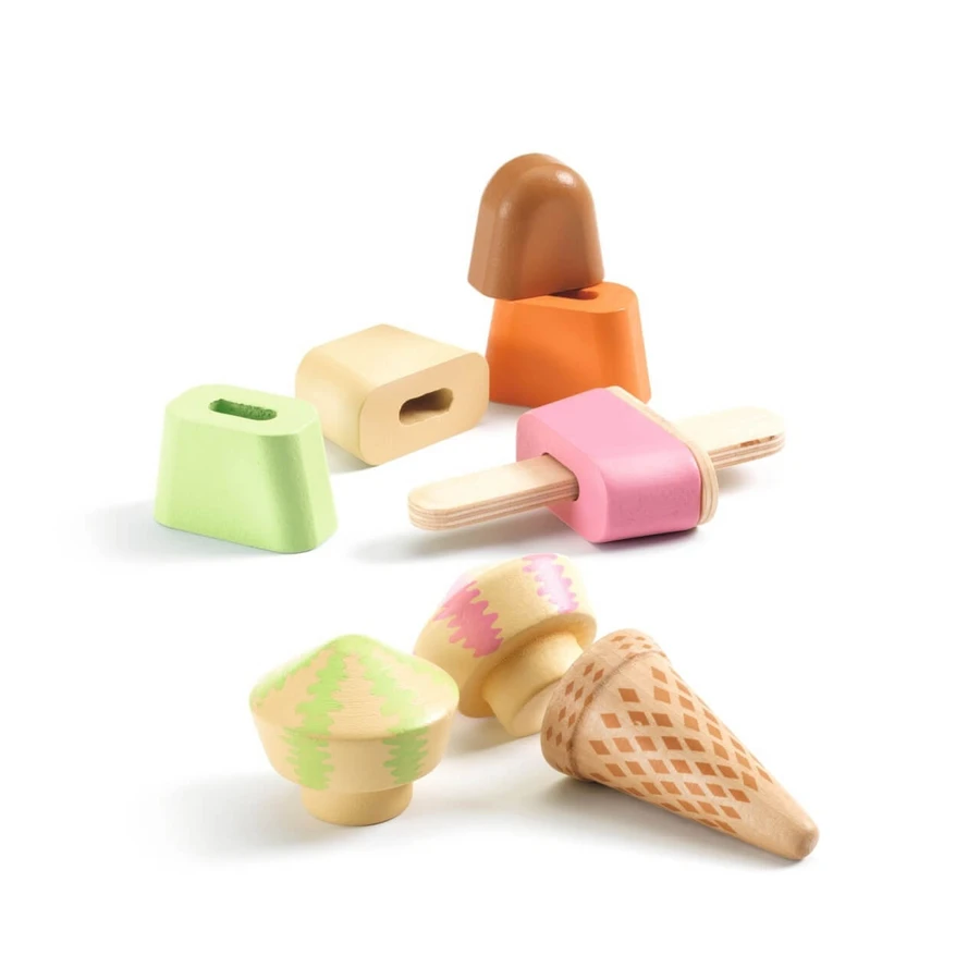 Gelateria Lina & Lino houten rollenspel, Djeco