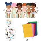 Creative game Dress up and accessorize characters, Djeco