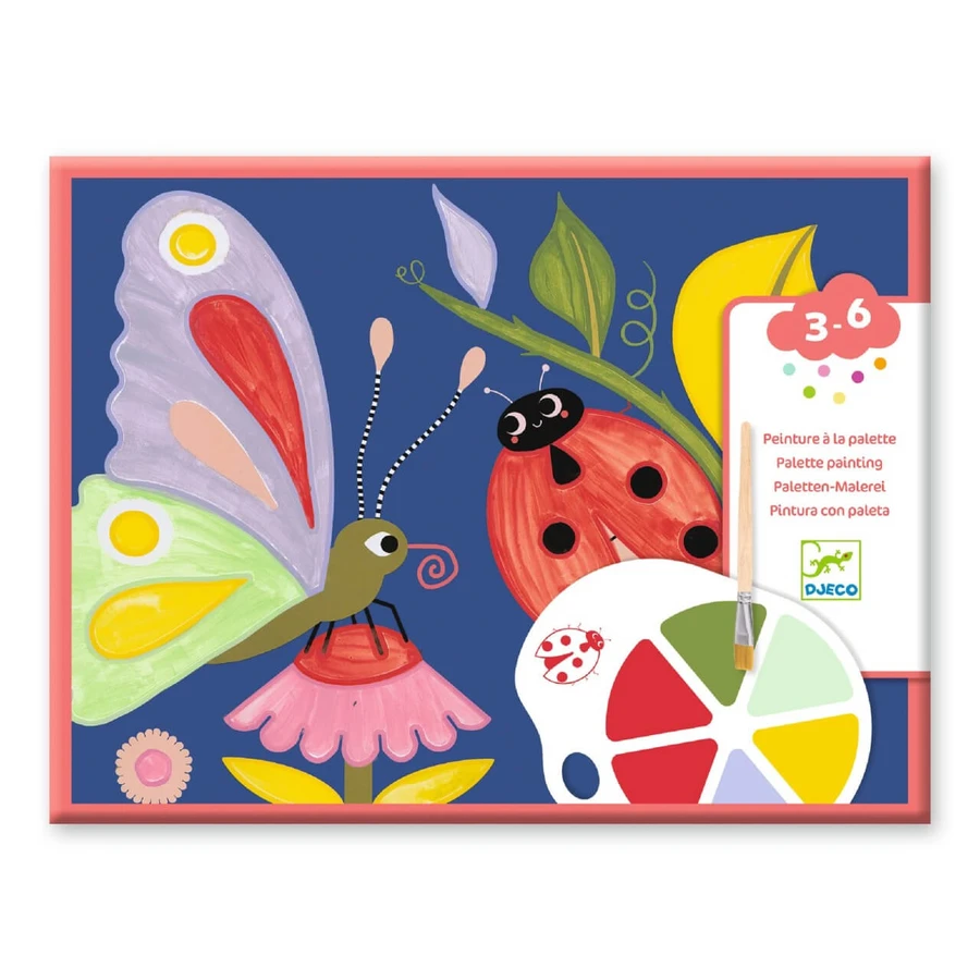 Creatief schilderspel Vlinders en lieveheersbeestjes, Djeco