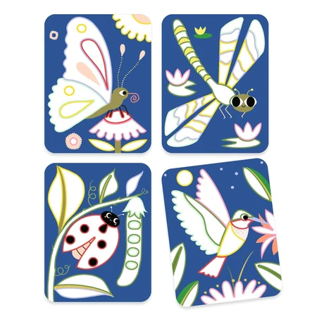 Creatief schilderspel Vlinders en lieveheersbeestjes, Djeco