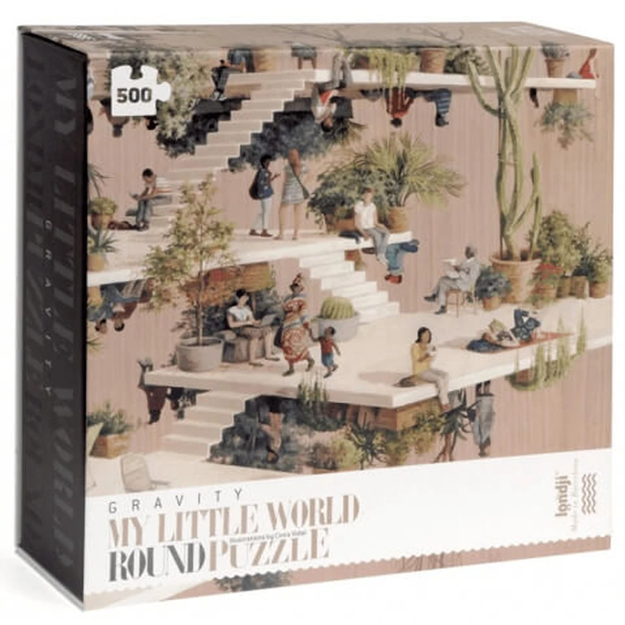 Puzzle circolare del mondo Londji