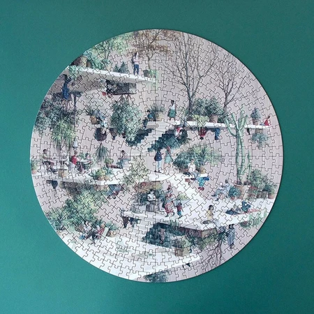 Puzzle circolare del mondo Londji
