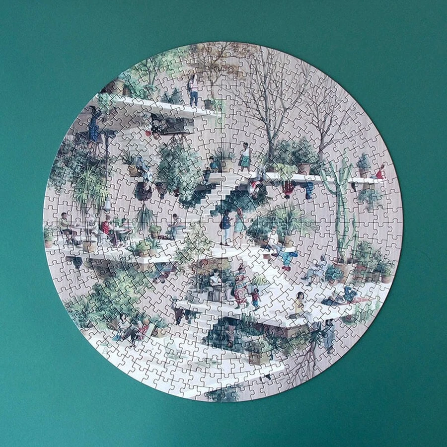Puzzle circolare del mondo Londji