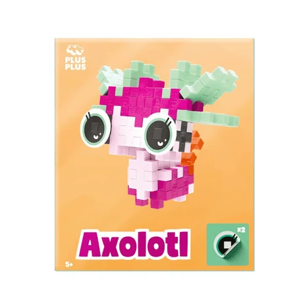 Set construcție Plus-Plus, ANIMĂLUȚE - Axolotl adorabil