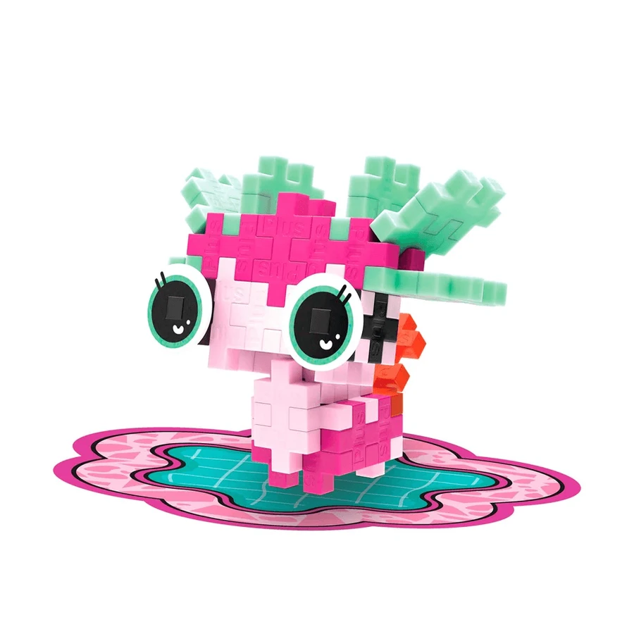Set construcție Plus-Plus, ANIMĂLUȚE - Axolotl adorabil