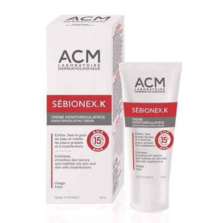 Crema cheratoregolatrice Sebionex K, 40 ml, Acm