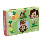 Plus-Plus Bouwset, 40 grote stukken, Bloemen