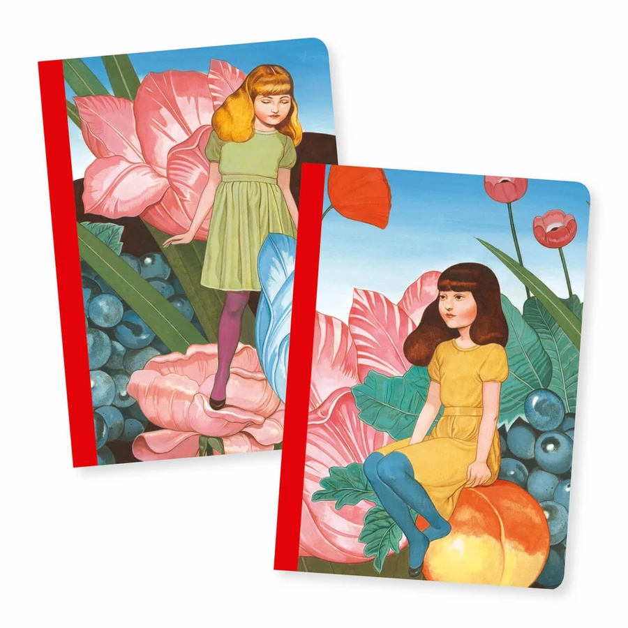 Set de 2 cuadernos Fedora, Djeco