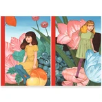 Set de 2 cuadernos Fedora, Djeco