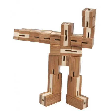 Joc logic puzzle 3D din bambus Flexi-cub