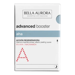 Bella Aurora, Advanced Booster AHA, booster intensiv foarte concentrat cu 6% acizi AHA și vitamina B3, 30 ml