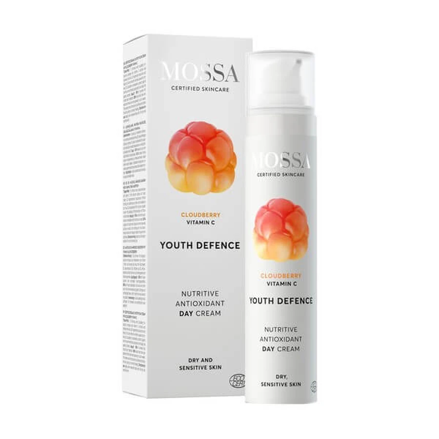 Mossa, nourishing antioxidant day cream with cloudberry, 50 ml