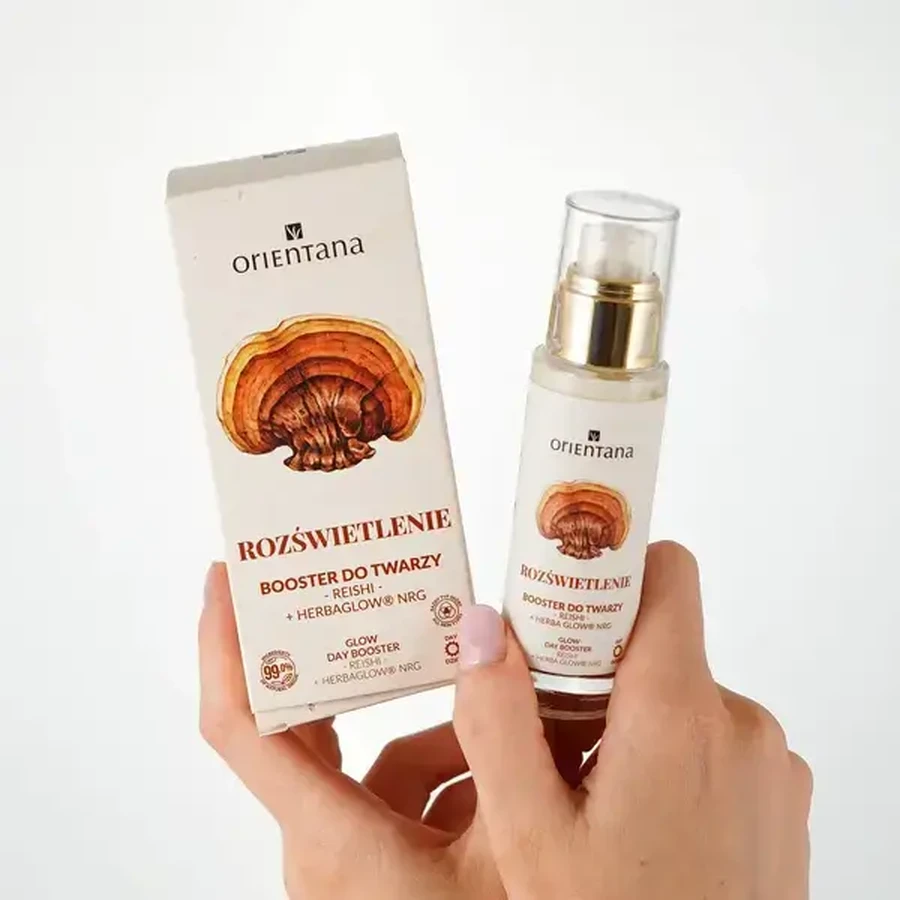 Orientana, booster illuminante Reishi e Rosacea montana, 30 ml