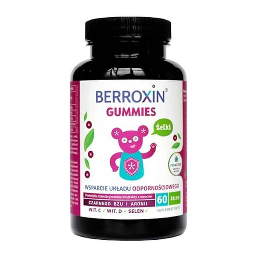 Berroxin Gummies, Geleebonbons, 60 Stück