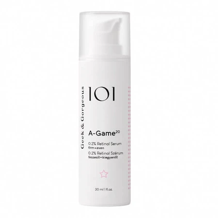 Geek &amp; Gorgeous A-Game 20, ser antirid cu retinal 0,2% și ectoină, 30 ml