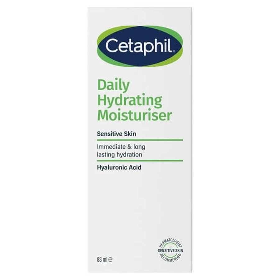 Cetaphil Daily Hydrating Moisturiser, crème hydratante de jour pour le visage, 88 ml
