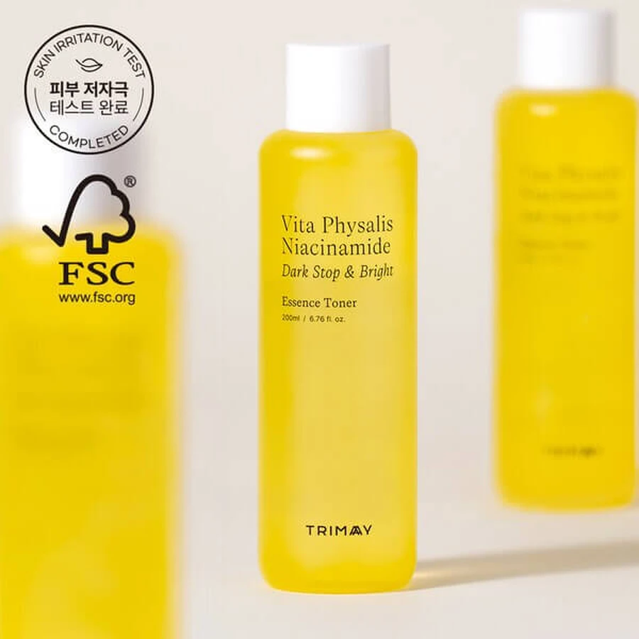 Trimay Vita Physalis Niacinamide, tonic-ezență iluminatoare, 200 ml